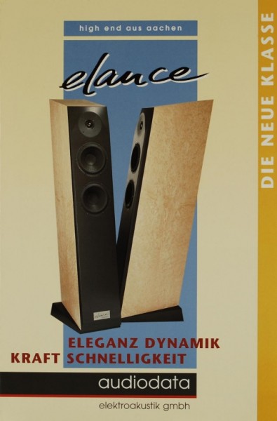 Audiodata Elance - Eleganz, Dynamik, Kraft, Schnelligkeit Prospekt / Katalog