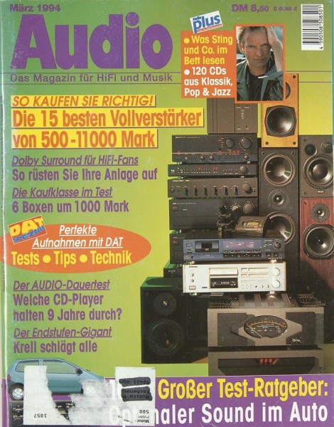 Audio 3/1994 Zeitschrift
