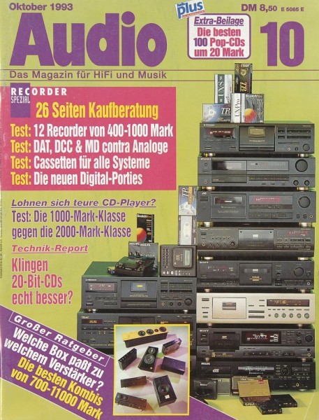 Audio 10/1993 Zeitschrift