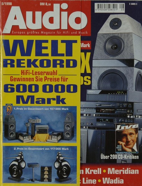 Audio 8/1998 Magazine