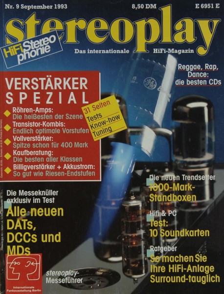 Stereoplay 9/1993 Zeitschrift