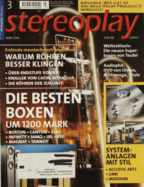 Stereoplay 3/2001 Zeitschrift