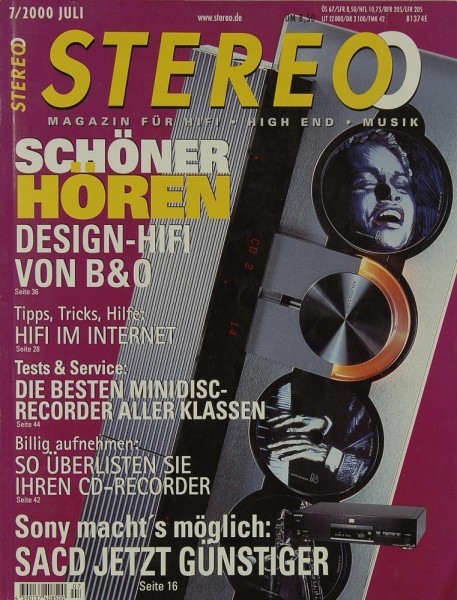 Stereo 7/2000 Zeitschrift