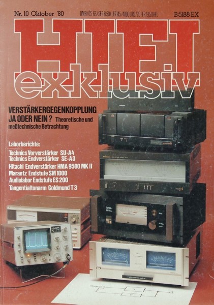 Hifi Exklusiv 10/1980 Zeitschrift