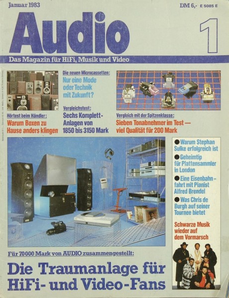 Audio 1/1983 Zeitschrift