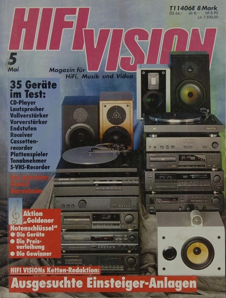 Hifi Vision 5/1992 Zeitschrift