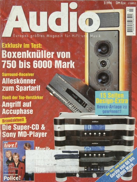 Audio 3/1996 Zeitschrift