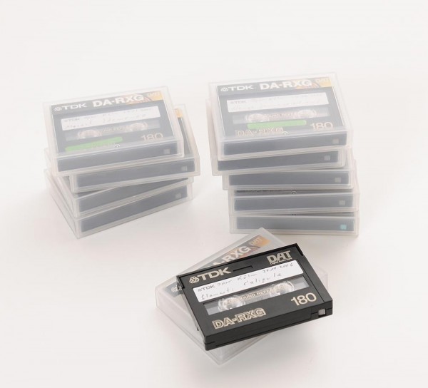 Set of 10 TDK DA-RXG 180 DAT-Cassettes