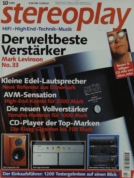 Stereoplay 10/1996 Zeitschrift