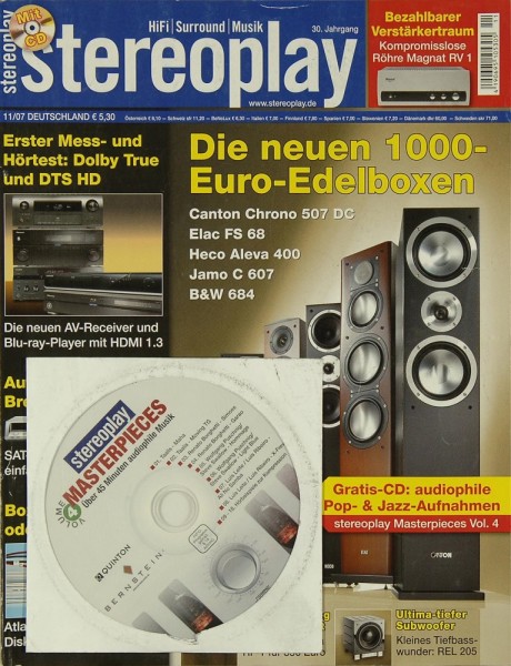 Stereoplay 11/2007 Zeitschrift
