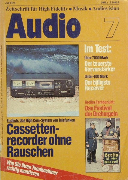 Audio 7/1979 Zeitschrift