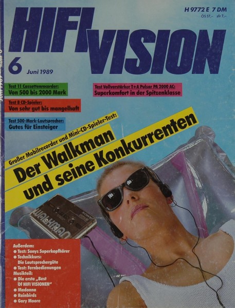 Hifi Vision 6/1989 Zeitschrift