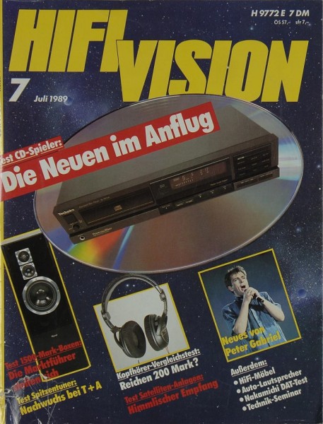 Hifi Vision 7/1989 Zeitschrift