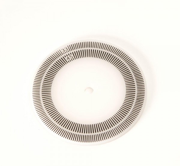 Stroboscope disc for 33+45 rpm