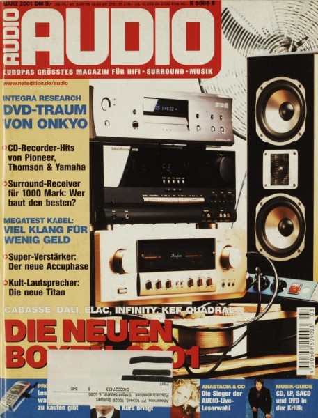 Audio 3/2001 Magazine