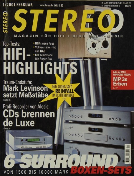 Stereo 2/2001 Zeitschrift