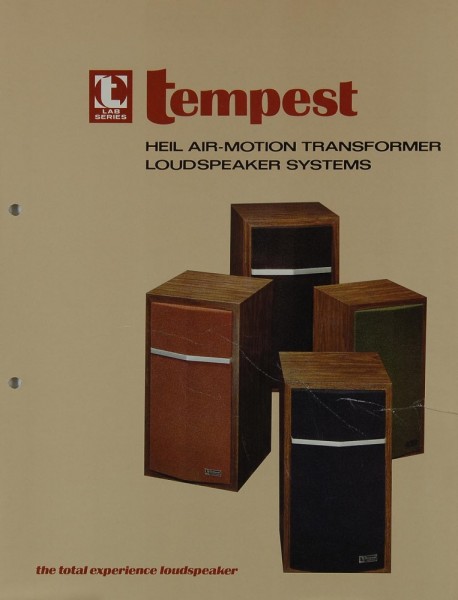 Tempest Lab Series Prospekt / Katalog