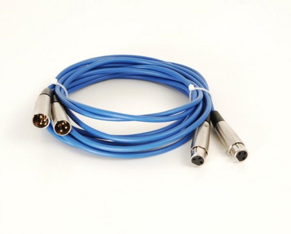 Cable XLR sockets to XLR plug 3.00 m