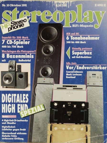 Stereoplay 10/1991 Magazine