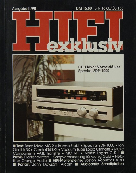 Hifi Exklusiv II / 90 Zeitschrift