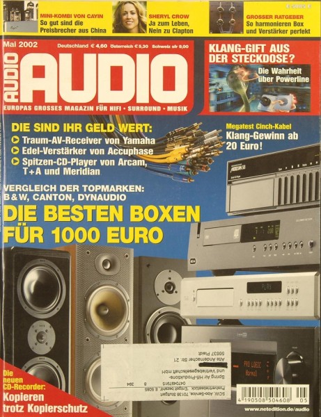 Audio 5/2002 Zeitschrift
