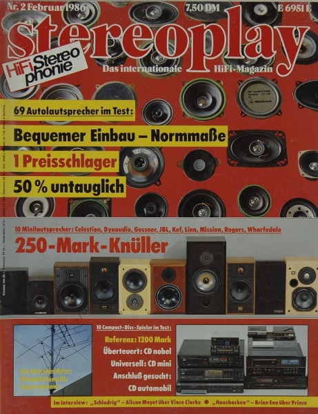 Stereoplay 2/1986 Zeitschrift