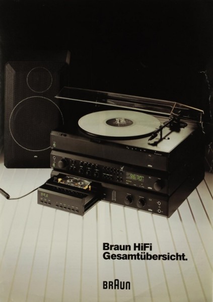 Braun Braun HiFi Gesamtübersicht Prospekt / Katalog