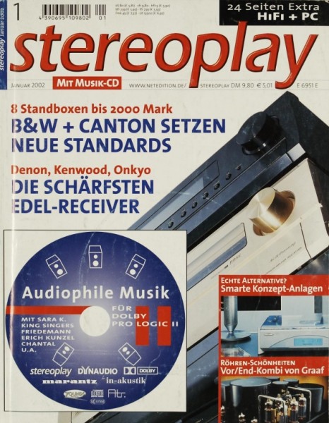 Stereoplay 1/2002 Zeitschrift
