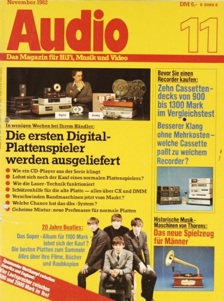 Audio 11/1982 Zeitschrift