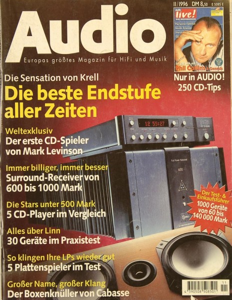 Audio 11/1996 Zeitschrift