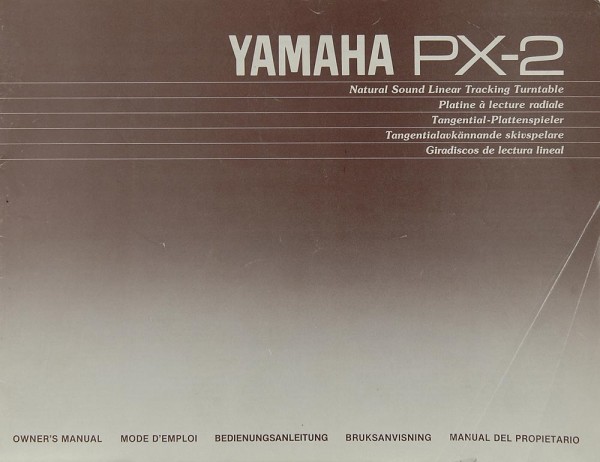 Yamaha PX-2 Manual