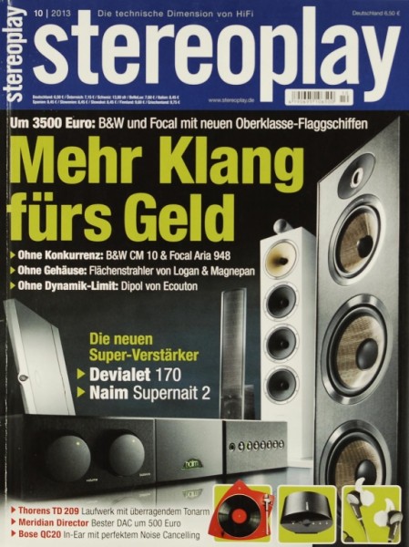 Stereoplay 10/2013 Zeitschrift