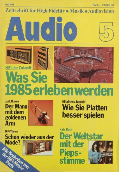 Audio 5/1978 Zeitschrift