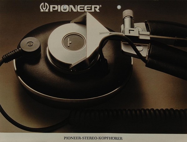 Pioneer Stereo-Kopfhörer Prospekt / Katalog