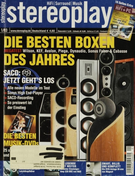 Stereoplay 1/2003 Magazine