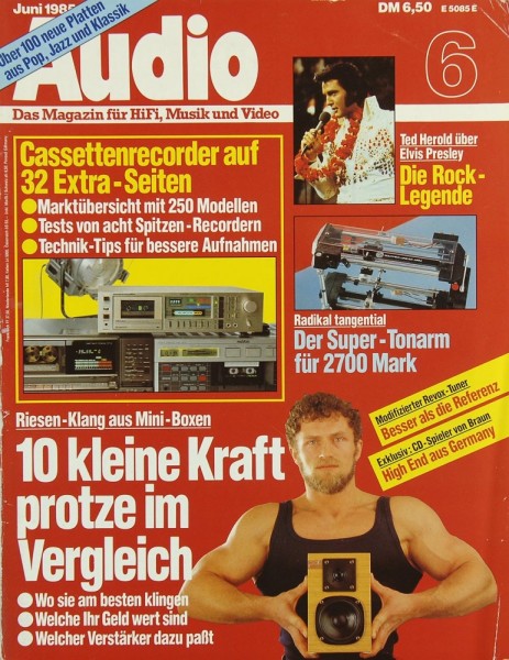 Audio 6/1985 Zeitschrift