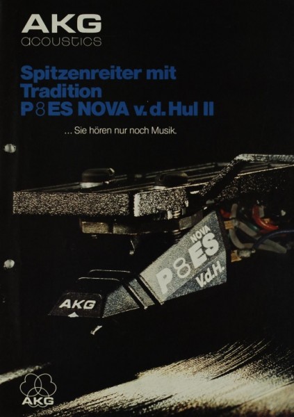 AKG acoustics P 8 ES Nova v.d. Hull II Prospekt / Katalog