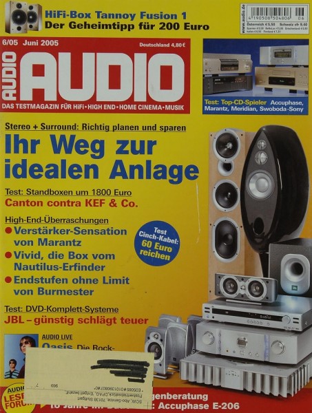 Audio 6/2005 Zeitschrift