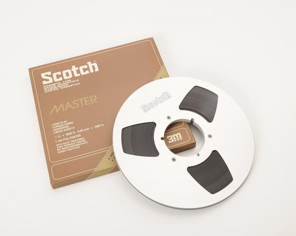 Scotch 27 cm NAB Tonbandspule mit Band