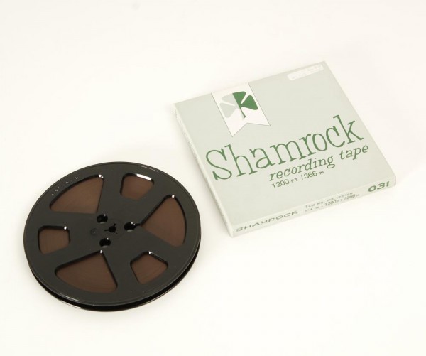 Shamrock 031 18er DIN Tonbandspule Kunststoff mit Band + OVP