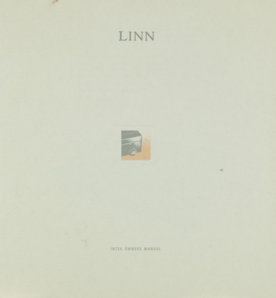 Linn Intek Operating Instructions