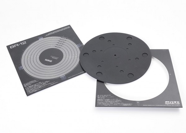 Oyaide BR-12 turntable mat with strobe disc