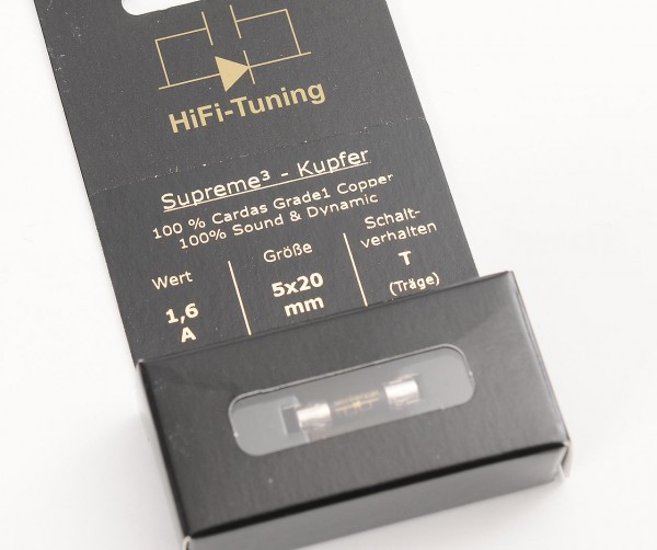 Hifi-Tuning Supreme 3 Feinsicherung 5 x 20 mm 1,6A T