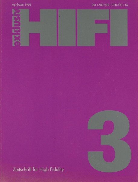 Hifi Exklusiv 3 / 1993 Zeitschrift