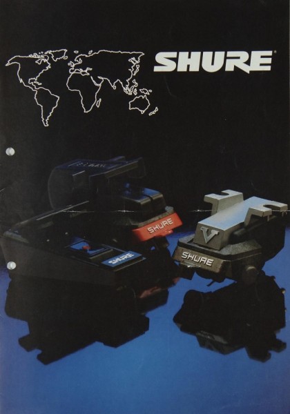 Shure cartridge brochure / catalogue
