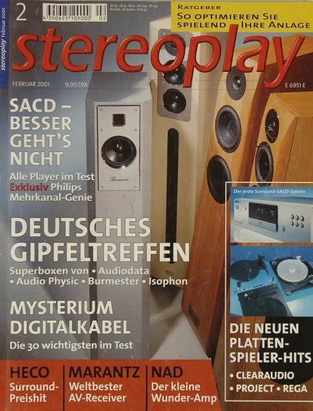 Stereoplay 2/2001 Zeitschrift