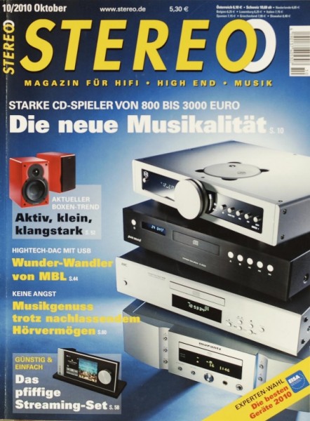 Stereo 10/2010 Zeitschrift