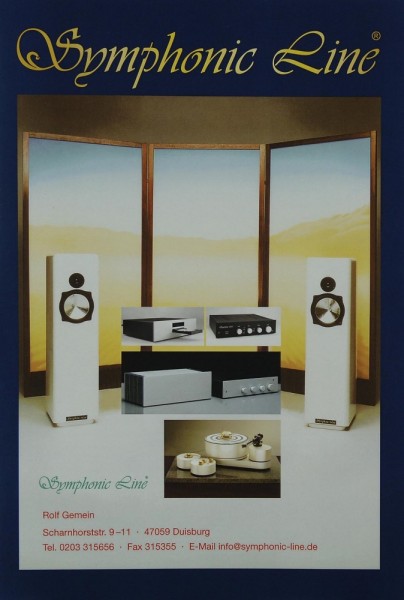 Symphonic Line Produktübersicht Prospekt / Katalog