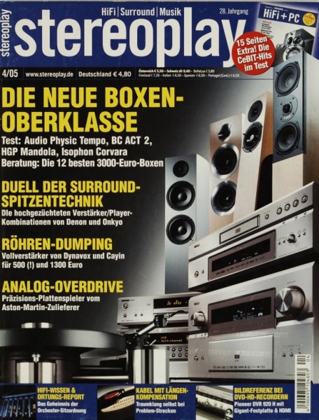 Stereoplay 4/2005 Zeitschrift