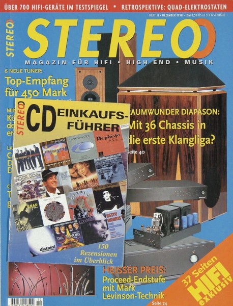 Stereo 12/1998 Zeitschrift